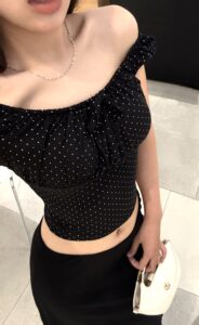 áo trễ vai 1 bên