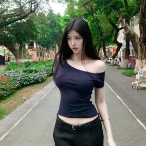 áo trễ vai 1 bên